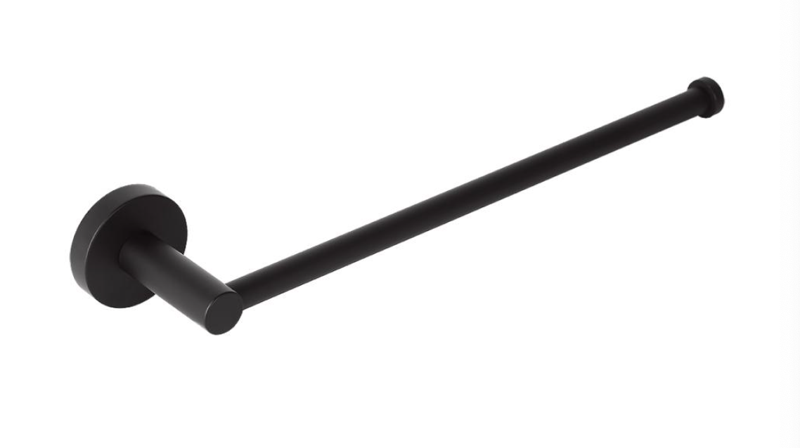 JTP VOS Noir Matt Black Towel Rail - Select Size