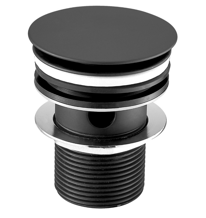 JTP VOS Noir Matt Black Basin Waste - Select Waste Style
