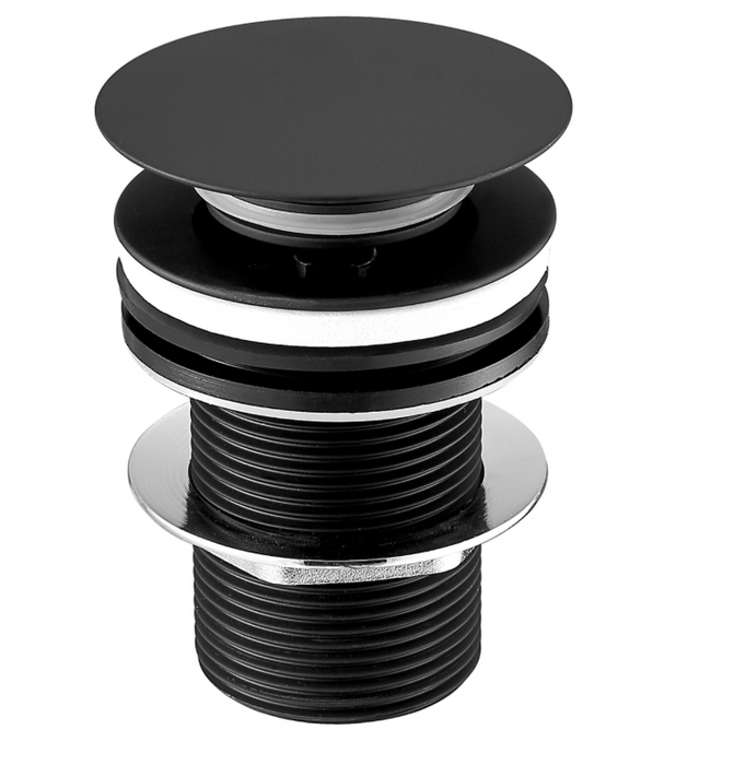 JTP VOS Noir Matt Black Basin Waste - Select Waste Style