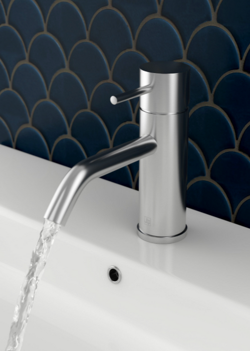 JTP Inox Pure Stainless Steel Single Lever Basin Mixer - Select Style