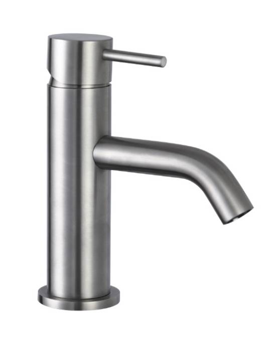 JTP Inox Pure Stainless Steel Single Lever Basin Mixer - Select Style