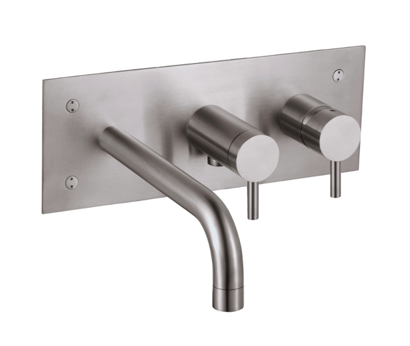 JTP Inox Pure Stainless Steel Bath Shower Mixer