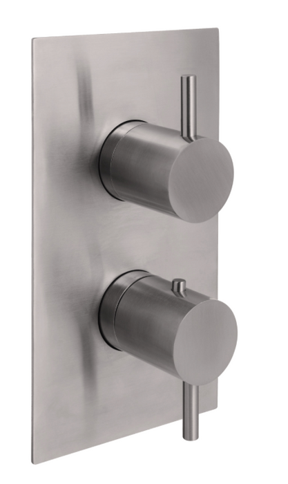 JTP Inox Pure Stainless Steel Outlet Thermostat - Select Outlet