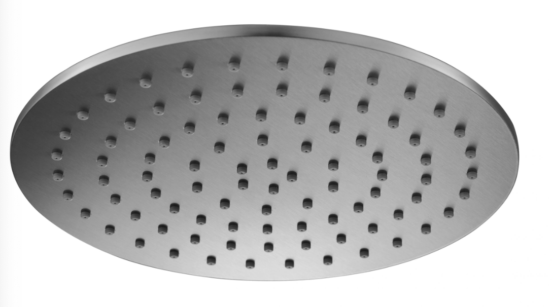 JTP Inox Pure Stainless Steel Slim Shower Head - Select Size