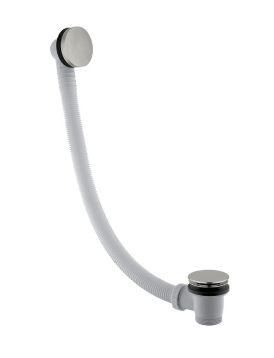 JTP Inox Pure Stainless Steel Click Clack Bath Waste 80cm