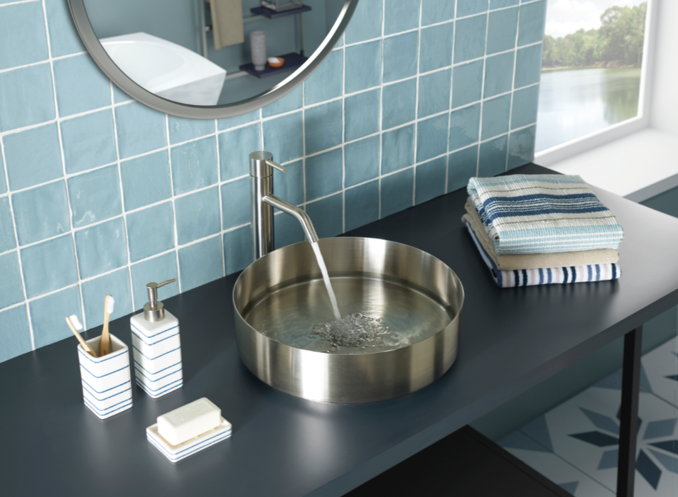 JTP Inox Pure Stainless Steel Round Grade 316 Counter Top Basin