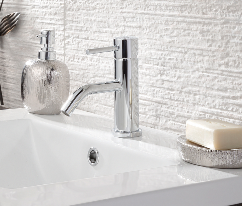 JTP Florence Chrome Round Single Lever Basin Mixer