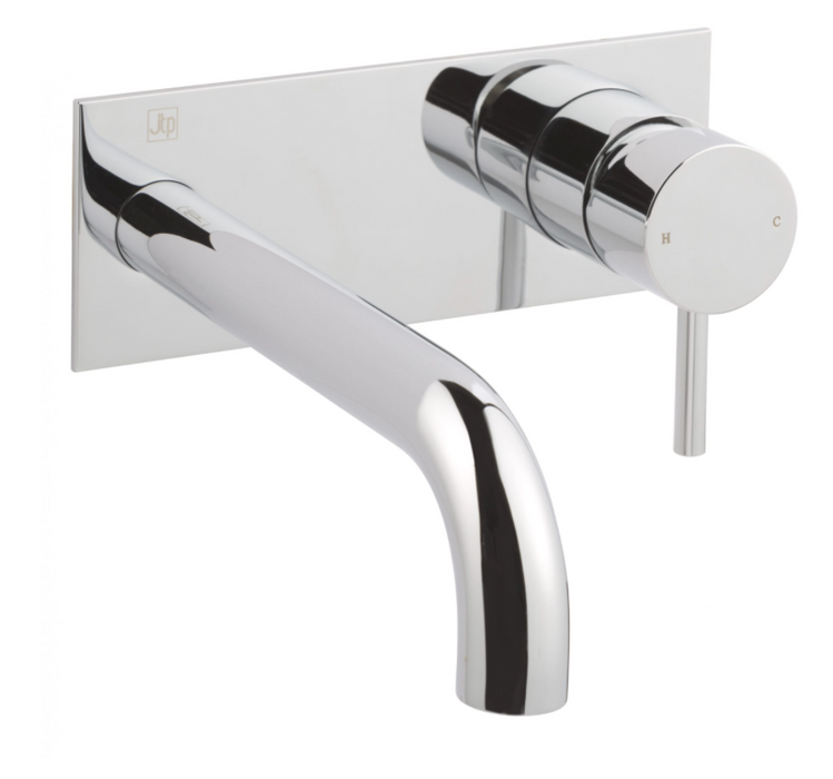 JTP Florence Chrome Single Lever Wall Mounted Basin Mixer