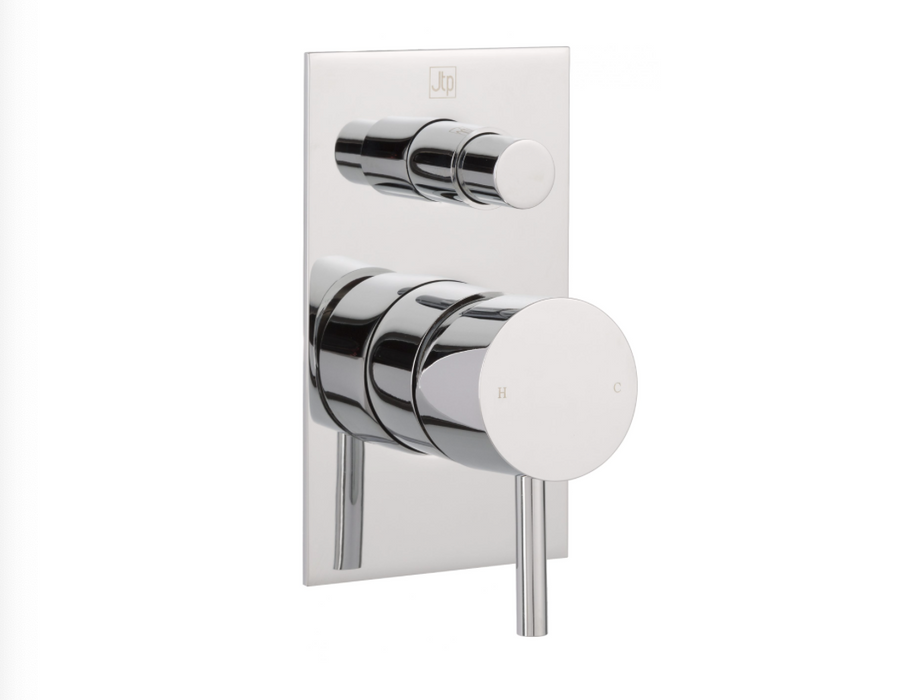 JTP Florence Chrome Concealed Single Lever Diverter