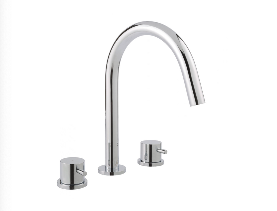 JTP Florence Chrome 3 Hole Bath Filler