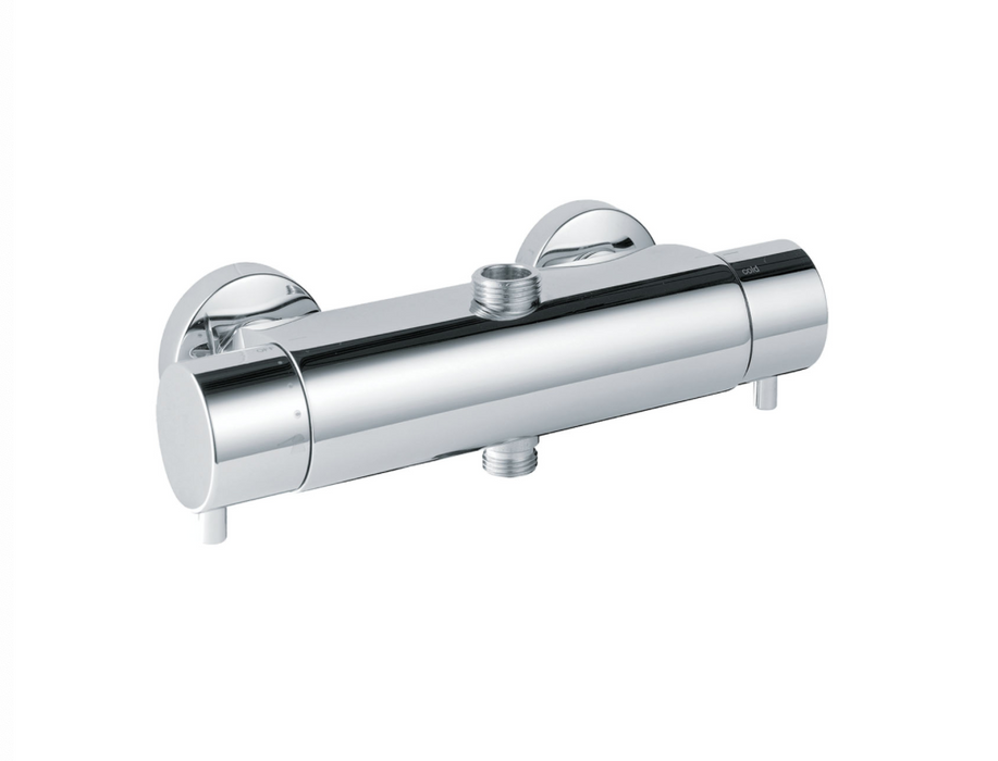 JTP Florence Chrome 2 Outlet Round Bar Valve