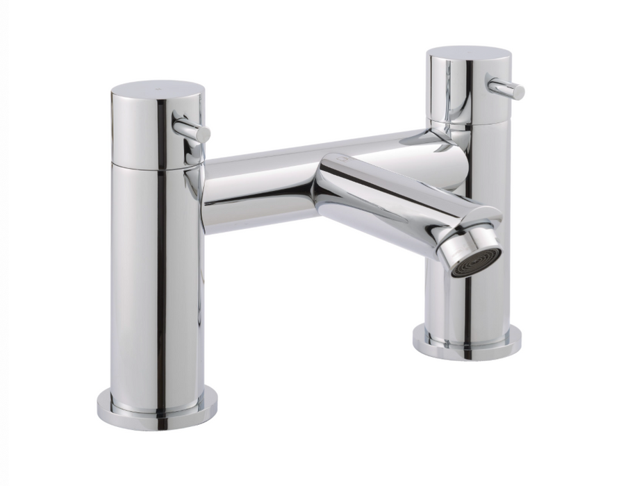 JTP Fonti Chrome Deck Mounted Bath Filler
