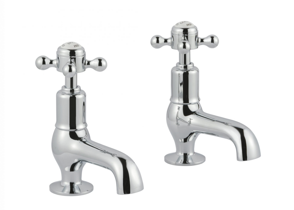 JTP Grosvenor Chrome Cross Cloakroom Basin Taps