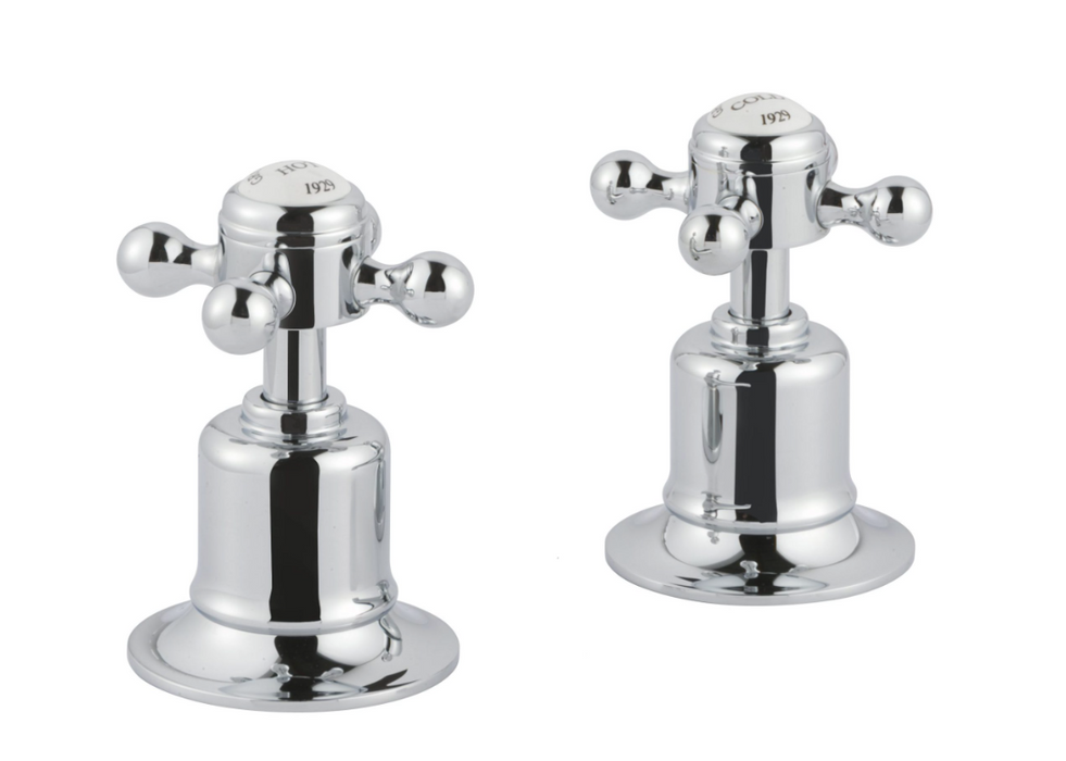 JTP Grosvenor Chrome Cross Panel Valves