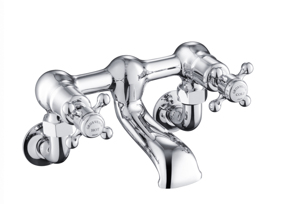 JTP Grosvenor Chrome Wall Mounted Bath Filler