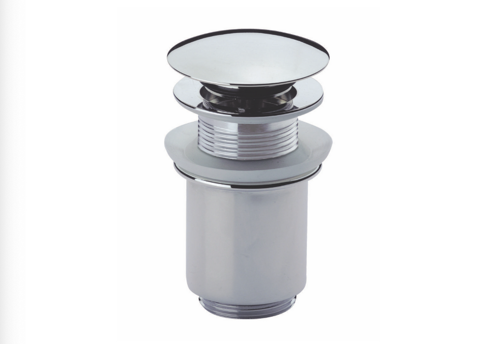 JTP Grosvenor Black Edition Cross Unslotted Click Clack Basin Waste