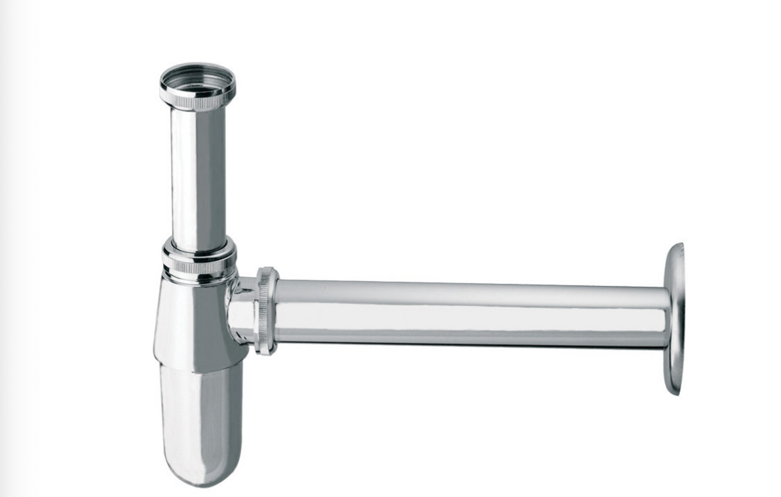 JTP Grosvenor Black Edition Cross Traditional Bottle Trap with 300mm Pipe