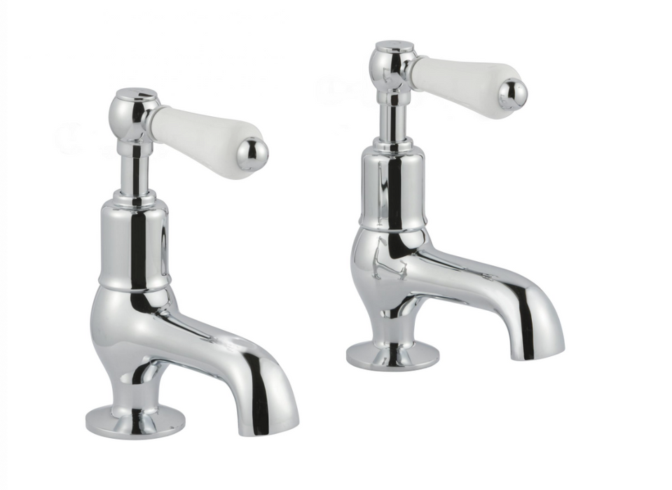 JTP Grosvenor Lever Chrome Cloakroom Basin Taps