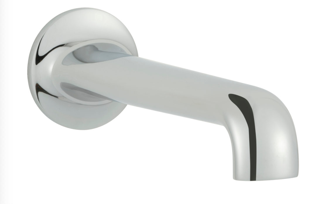 JTP Grosvenor Lever Chrome Bath Spout