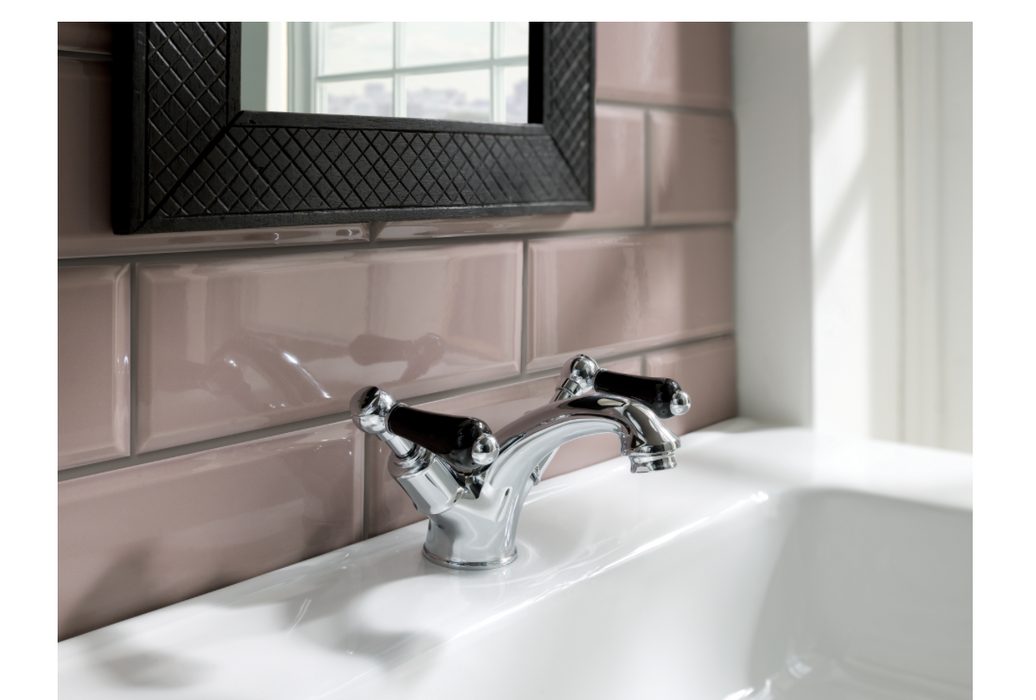 JTP Grosvenor Lever Black Edition Basin Mixer