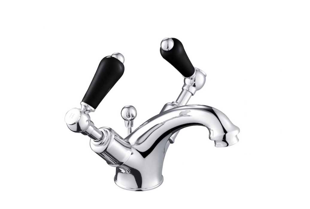 JTP Grosvenor Lever Black Edition Basin Mixer