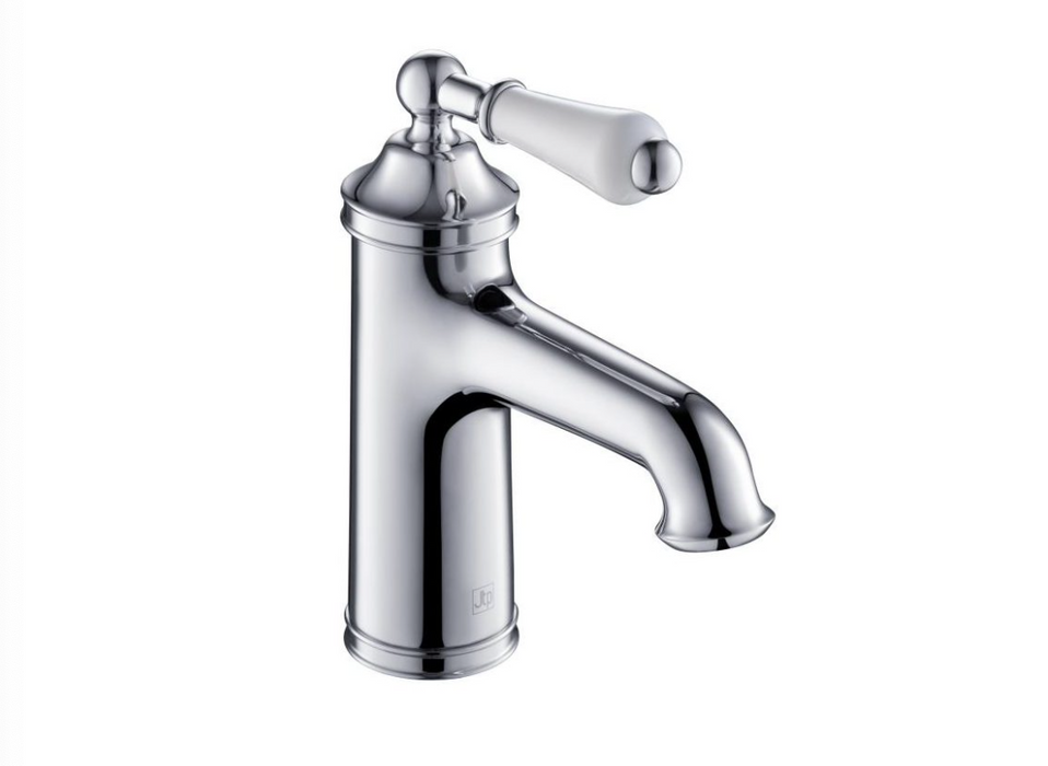 Grosvenor Pinch Chrome Single Lever Basin Mixer with Click Clack Waste