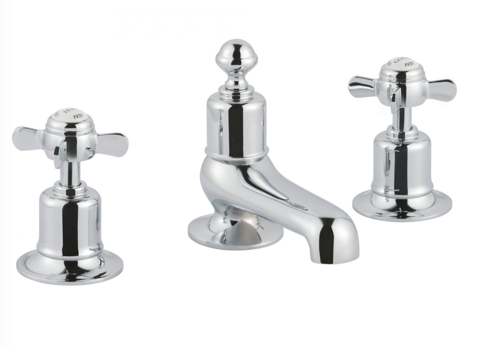 Grosvenor Pinch Chrome 3 Hole Bath Filler