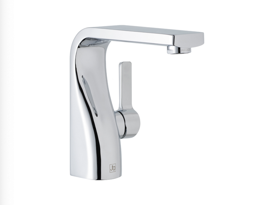 JTP Curve Chrome Single Lever Basin Mixer