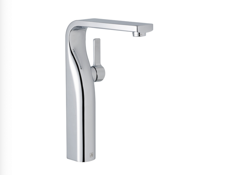 JTP Curve Chrome Single Lever Tall Basin Mixer