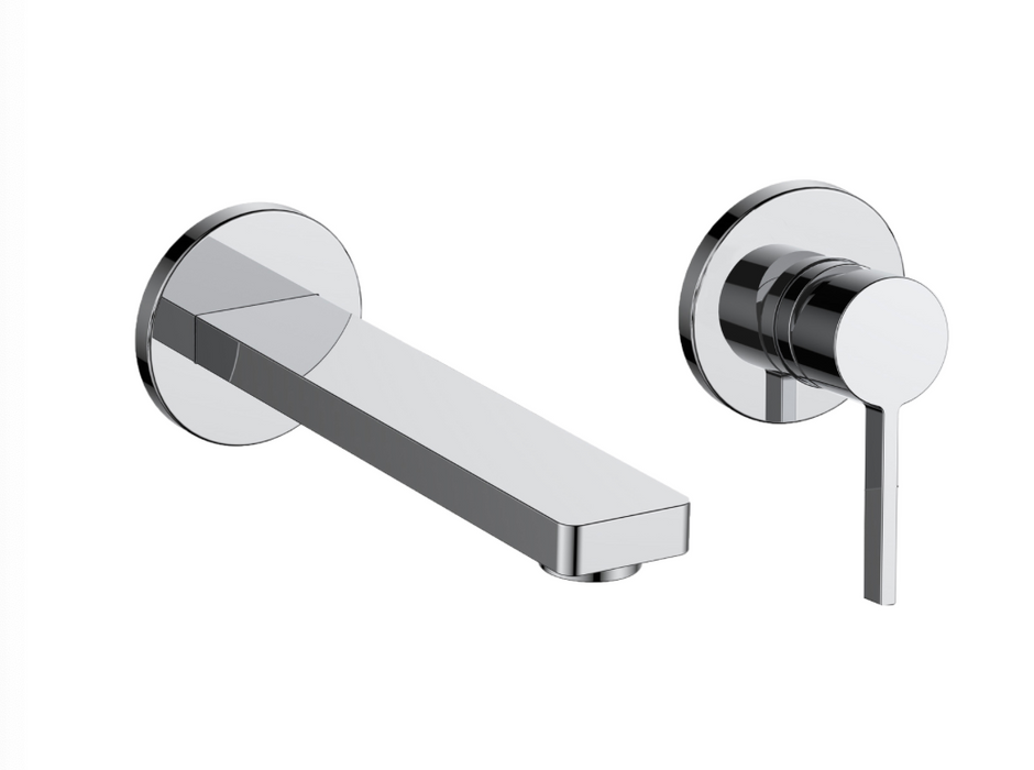 JTP Hugo Chrome Wall Mounted Basin Mixer