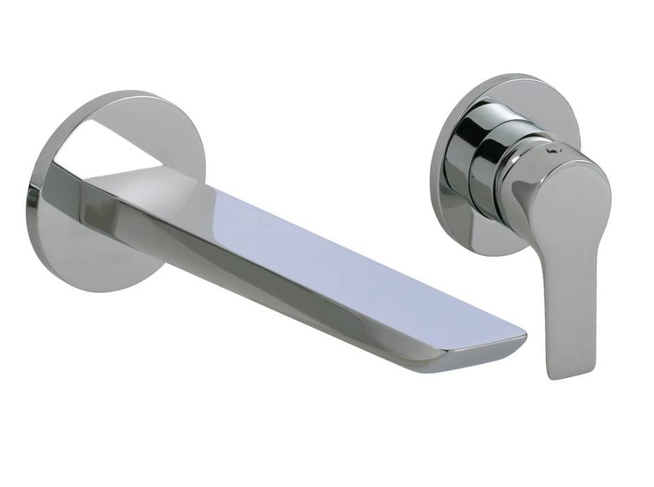 JTP Amore Chrome Wall Mounted Basin Mixer