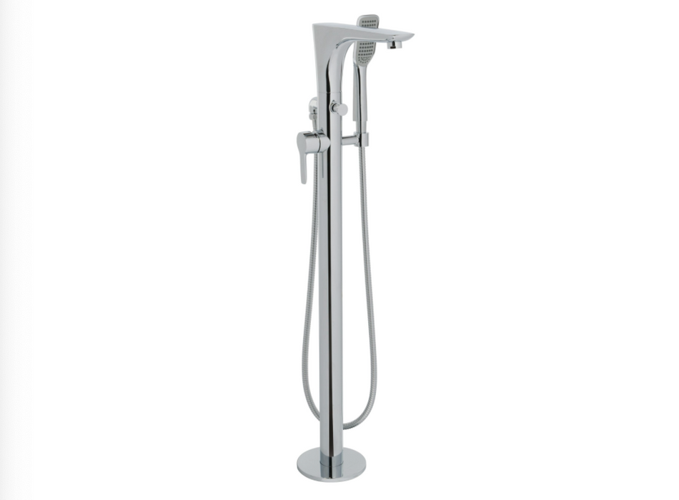 JTP Amore Chrome Floor Standing Bath Shower Mixer