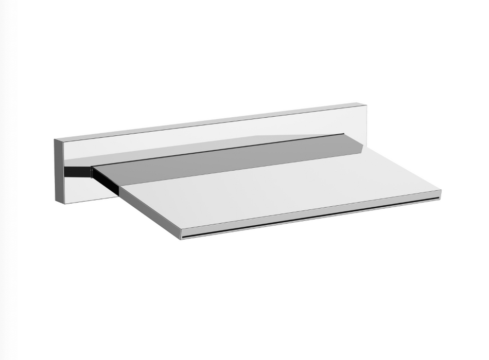 JTP Athena Chrome Wall Mounted Bath Spout