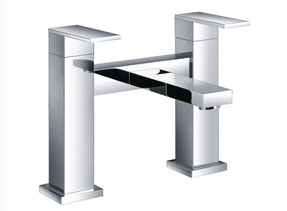 JTP Athena Chrome Deck Mounted Bath Filler