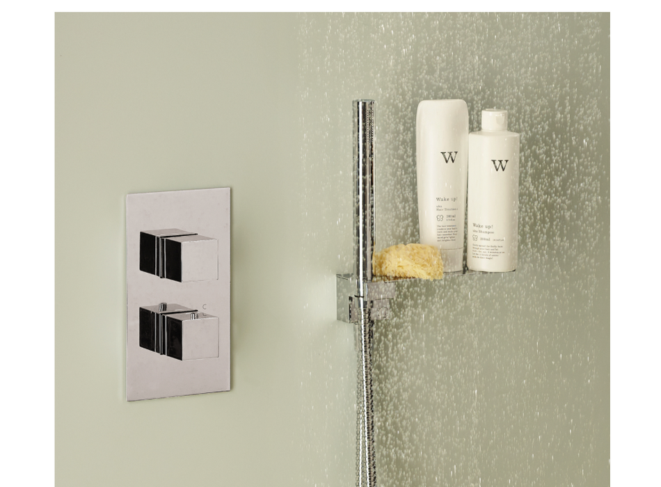 JTP Athena Chrome Thermostatic Concealed Outlet Shower Valve - Select Outlet