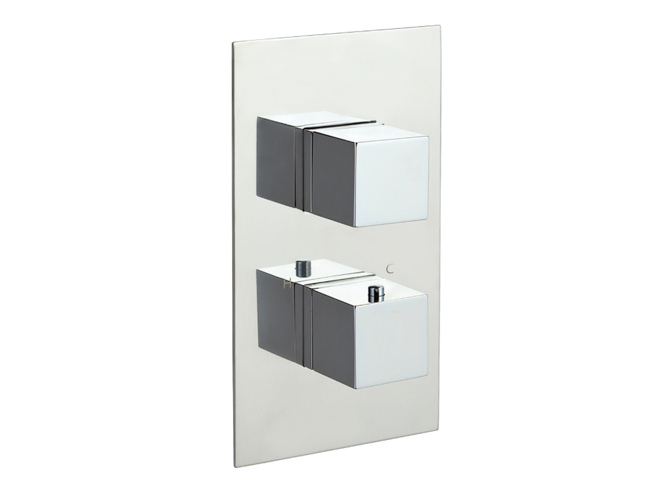 JTP Athena Chrome Thermostatic Concealed Outlet Shower Valve - Select Outlet