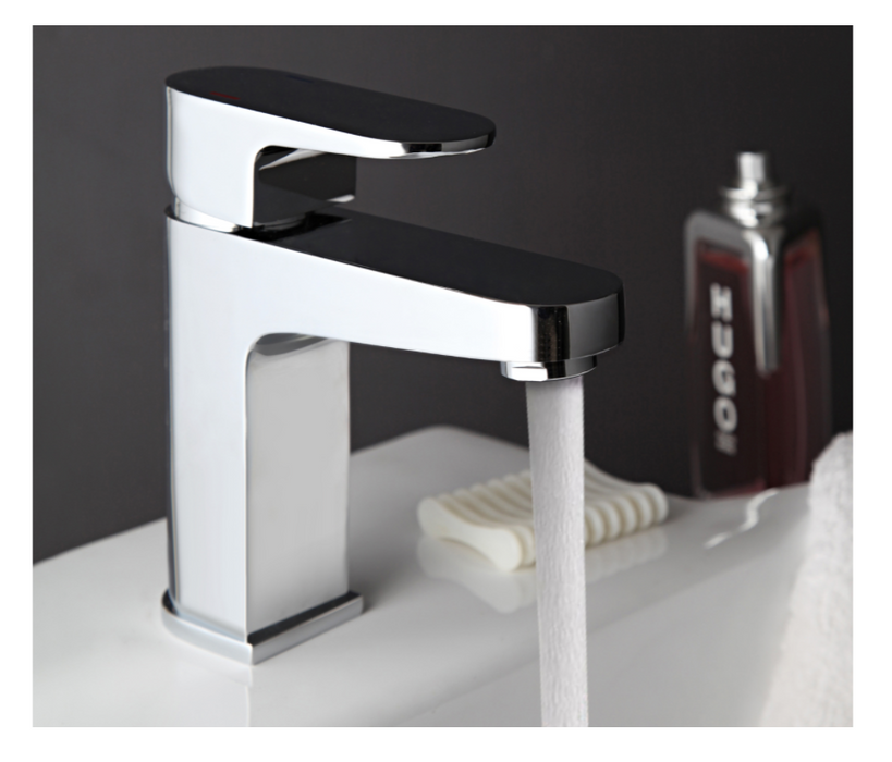 JTP Base Chrome Basin Mixer with Click Clack Waste