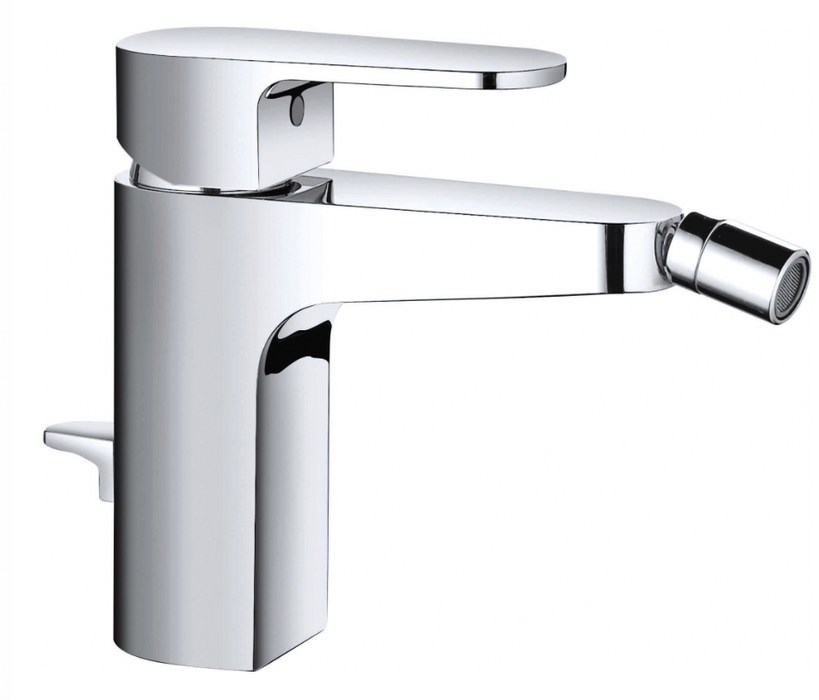 JTP Base Chrome Bidet Mixer with Pop Up Waste