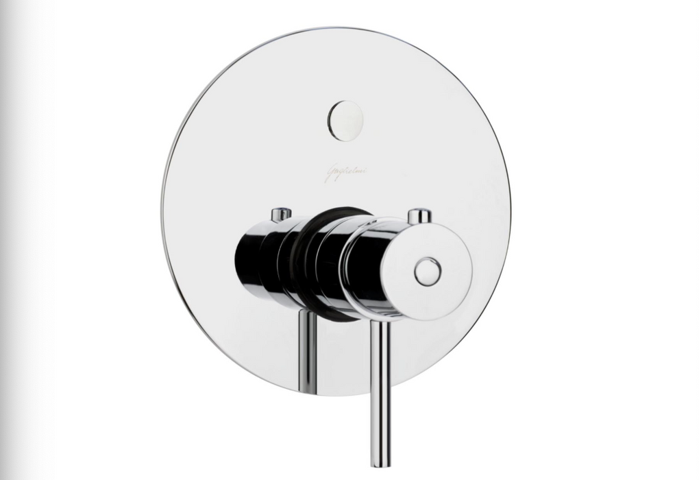 JTP Cena Chrome Thermostatic Concealed 1 Outlet Shower Valve