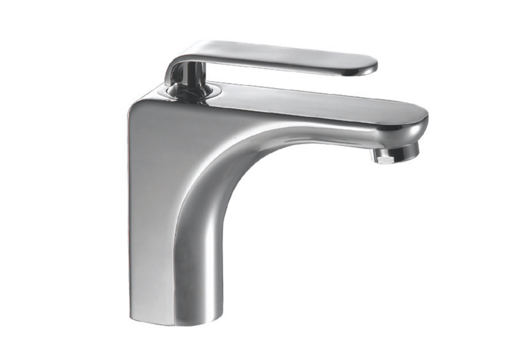 JTP Vue Chrome Single Lever Basin Mixer with Pop Up Waste