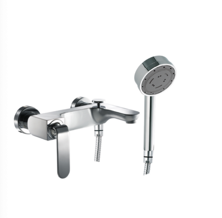 JTP Vue Chrome Bath Shower Mixer with Kit