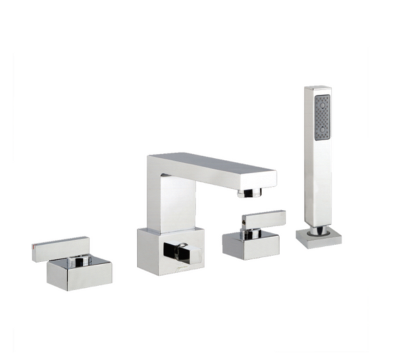 JTP Idea Chrome 4 Hole Basin Mixer + Kit