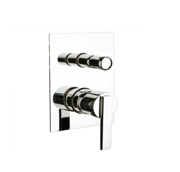 JTP Idea Chrome Concealed Shower Mixer with Diverter