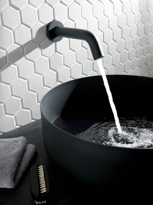 JTP Sensor Noir Matt Black Wall Spout