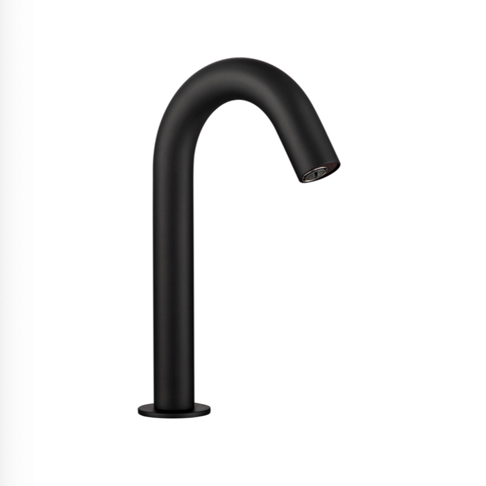 JTP Sensor Matt Black Deck Mounted Basin Mixer