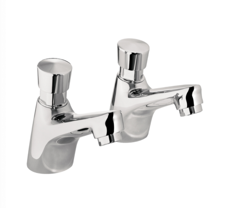 JTP Sensor Chrome Non-Concussive Basin Taps