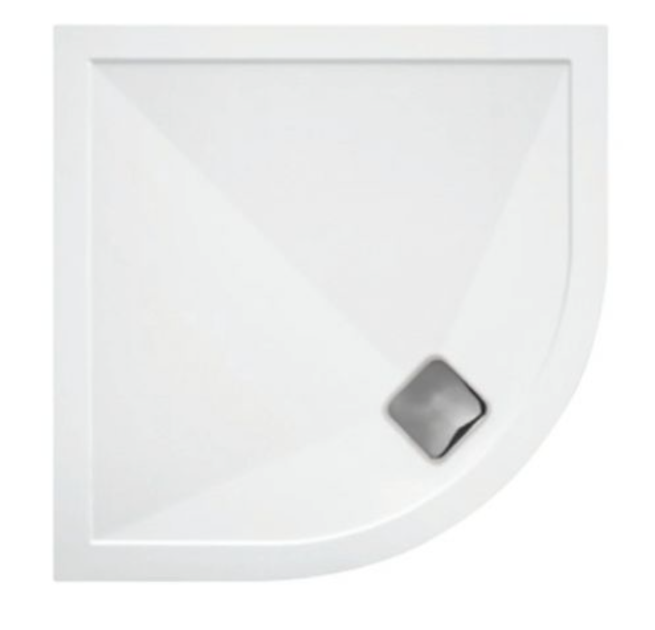 TM Quadrant 25mm Elementary Stone Resin Shower Tray - Select Size