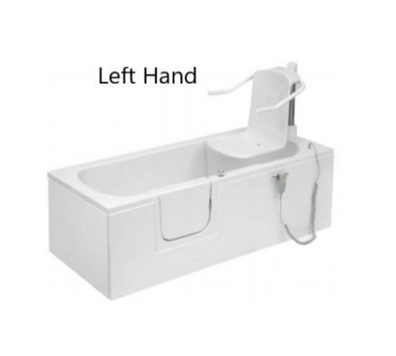 Trojan Liberty Easy Bath Walk In Bath with Powered Seat 1700 x 700mm LH
