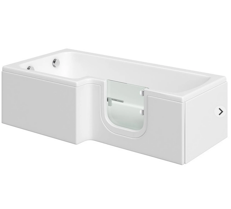 Trojan Solarna L Shape Easy Access Bath 1700 x 850 x 750mm RH
