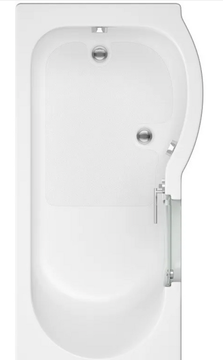 Trojan Concert P Shape Easy Access Bath 1675 x 850 x 750mm LH